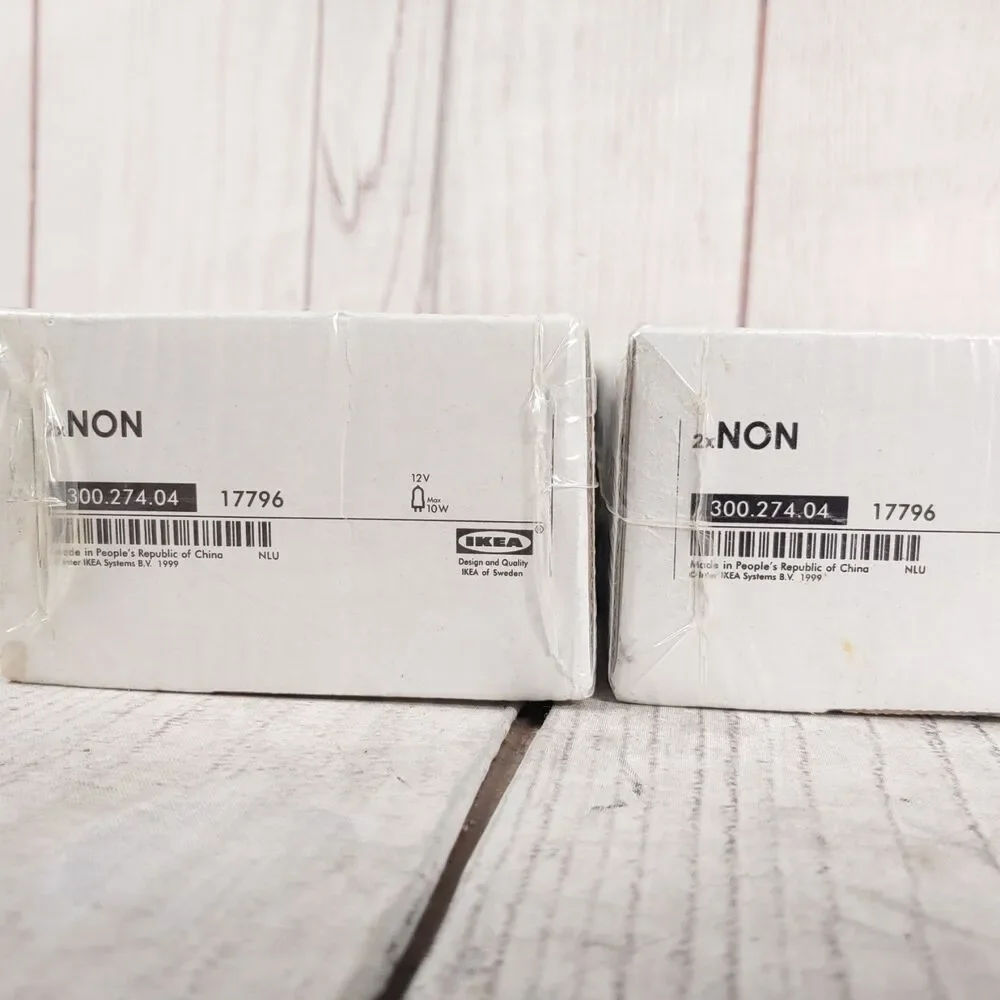 4 TOTAL - New Ikea Non #17796 - Under Counter Cabinet Lights - SEALED 300.274.04
